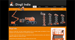 Desktop Screenshot of dingliindia.com